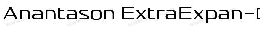 Anantason ExtraExpan字体转换